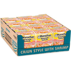 Maruchan Instant Lunch, Cajun Style With Chili Piquin & Shrimp, 2.25-Ounce Packages (Pack of 12)