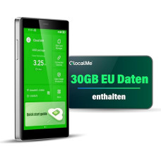 GlocalMe G4Pro 4G LTE mobilusis WLAN maršrutizatorius, nereikalaujantis SIM kortelės, 2,4 GHz / 5 GHz WiFi prieigos taškas, 30 GB ES duomenų, 3900 mAh 12 valandų, aprėptis daugiau nei 200 šalių, nešiojamasis WiFi, skirtas kelionėms, verslo kelionėms