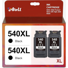 PG-540XL 540 XL juodos spalvos kasetės, suderinamos su 