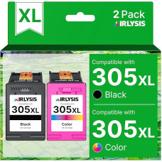 305XL restauruota rašalo kasetė, pakeičianti HP 305 XL juodą ir spalvotą rašalo kasetę, skirtą HP DeskJet 2320 2710 2710E 2720 2720E 2723E Envy 6010 6010E 6020 6020E 6022 6030 (juoda, trispalvė, spalvota)