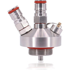 Barrel Beer Dispenser, Merrday 304 Stainless Steel Mini Barrel Beer Growler Spear Tap Dispenser for Craft Beer Growler