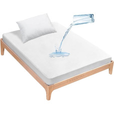 Čiužinio užvalkalas 90 x 180 cm, atsparus vandeniui, su užvalkalu 74 x 48 cm, kvėpuojantis čiužinio užvalkalas, čiužinio užvalkalas nuo dulkių erkučių, čiužinio užvalkalas nuo šlapimo nelaikymo ir higieniškas čiužinio užvalkalas