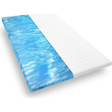 Mister Sandman Gel Topper 80x200, ortopedinis viršutinis sluoksnis iš gelžbetonio, skirtas gulėti ant grindų, švelnus ir švelnus kilimėlis, Gelschaummatratze Öko-Tex geprüft, Höhe apie 5 cm, Mikrofaserbezug