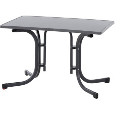 Siena Garden Paco Folding Table 110 x 70 cm Matt Anthracite Steel/Melamine