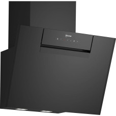 NEFF D65IFN1S0, N 50, Smart Wall Cooker Hood for Wall Mounting, 60 cm Wide, Made in Germany, Efficient Drive, LED Lighting, Hob-Based Hood Control, Touch Control, Black