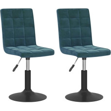 vidaXL 2 x valgomojo kėdės, pasukamos reguliuojamo aukščio, virtuvės kėdė, sukamoji kėdė, valgomojo kėdė, minkšta kėdė, kėdė su atlošu, gyvenamasis kambarys