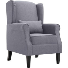 Festnight Armchair Couch Chair Lounge Chair Club Chair Cocktail Chair Relaxing Chair Dark Grey Fabric 68 x 73 x 101 cm