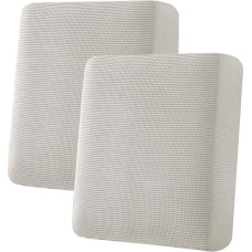 H.VERSAILTEX Super Stretch Individual Seat Cushion Covers Sofa apima Couch Cushion Covers Slipcover Sets Thick Jacquard Textured Twill Fabric (2 gabalai vidutinio dydžio sofos pagalvėlės apima, Island Fossi)