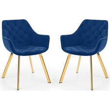 Julian Bowen Lorenzo valgomojo kėdžių rinkinys, 2 vnt., mėlynos spalvos