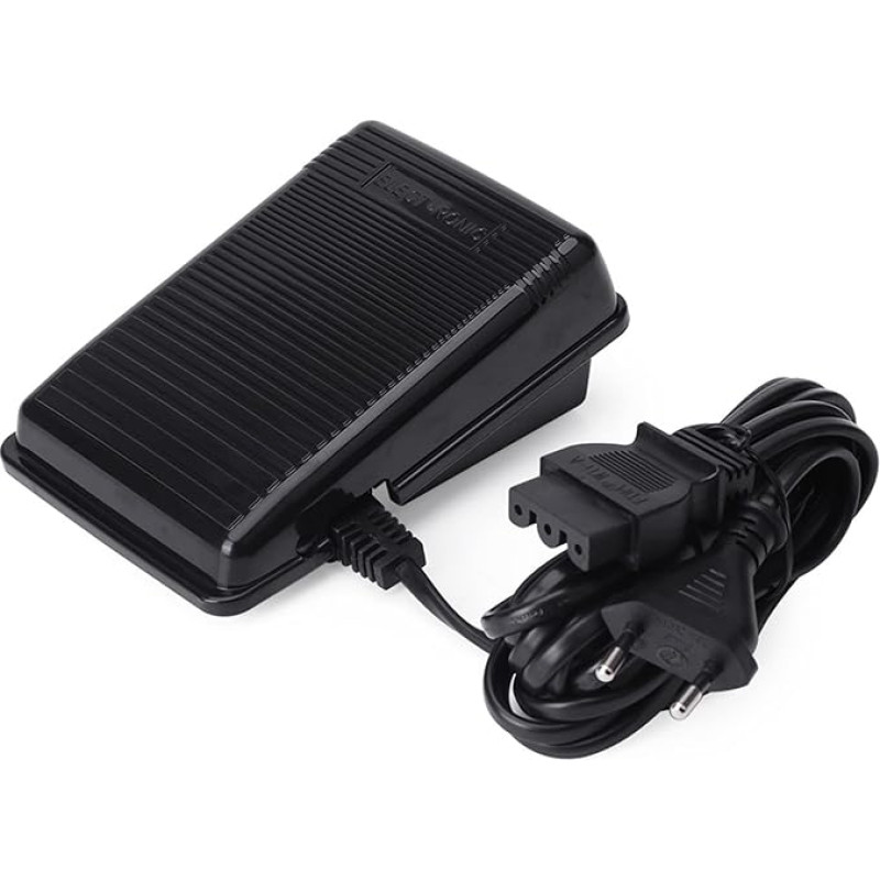 Siuvimo mašinos kojos pedalas Universalus pedalas su maitinimo laidu, skirtas siuvimo mašinai 220V kojos valdymas Elektroninis kojos valdymas