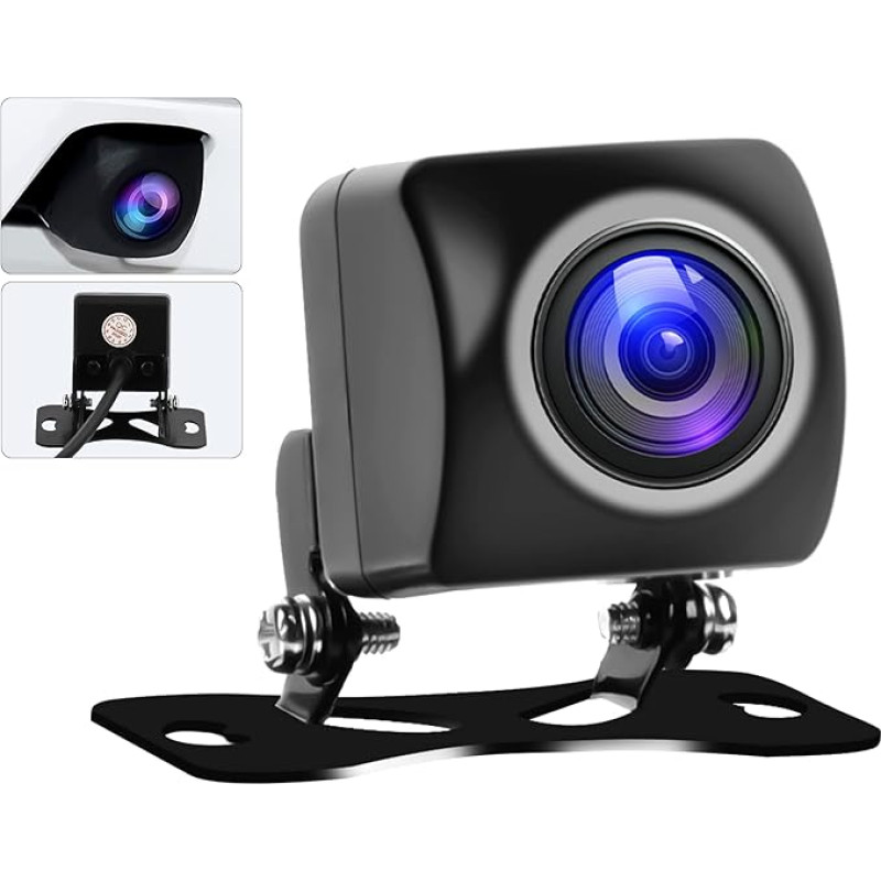 CAMECHO AHD Car Reversing Camera 170° Angle Night Vision Parking Camera Car Backup Reversing System Cameras