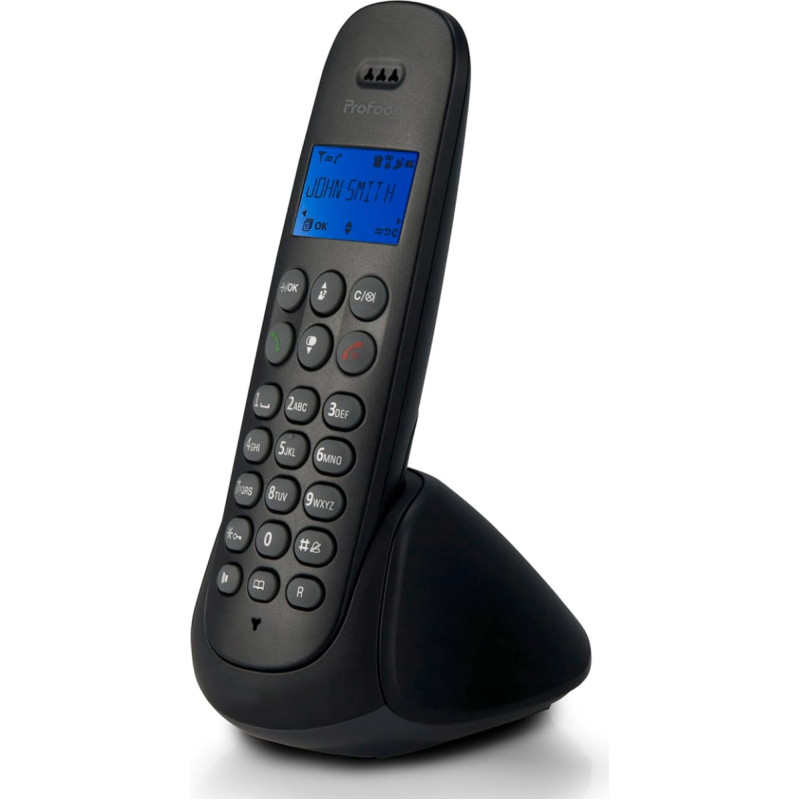 Profoon PDX-300 DECT Telephone with 1 Handset Black
