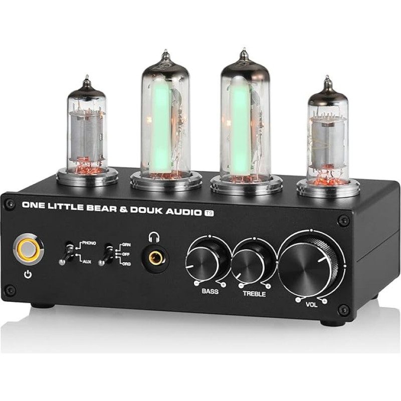 HiFi 6E2 Tube Preamp Phono Preamp for MM/MC Turntables Headphone Amp