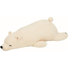 Nemu Nemu Animals 6209032 Plush Toy, Polar Bear Shiro, Cuddly Toy, Extra Soft and Cuddly, Soft Toy, Designed in Japan, Cuddly Cushion, Size L, 51 cm