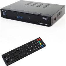 XORO HRS 9194 HDD - DVB-S2 Twin Receiver with 2.5 Inch Hard Drive Bay & 2TB (2000 GB) Hard Drive, PVR Ready, Timeshift, USB Media Player, Astra 19.2 Station List