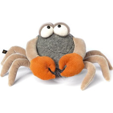 sigikid 43213 Beasts by Cuddly Animals with Personality Plush Toy, Grey/Beige/Orange/Cancer