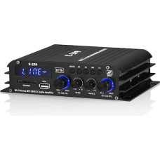 HiFi 4.0 Channel Amplifier Bluetooth Digital Power Amplifier for Home/Car Bass Audio Amplifier