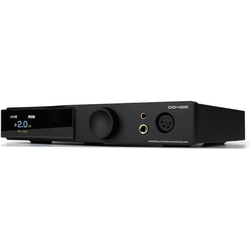 SMSL DO400 Full Balanced DAC Headphones Amp ES9039MSPRO XMOS-XU316 USB MQA DAC Bluetooth 5.1 LDAC USB/AES/Optical/Coaxial/IIS Input 4.4 mm/6.35 mm/4-XLR Output Amplifier with Remote Control (Black)
