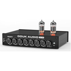 Douk Audio HiFi Vacuum Tubes Equalizer 7-Band EQ Preamplifier XLR Preamplifier Home (T8 PRO)