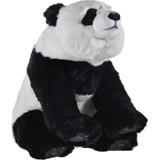 Wild Republic Artist Collection Panda Plush Toy 38 cm Cuddly Toy Stuffing Made from Spun Recycled Water Bottles