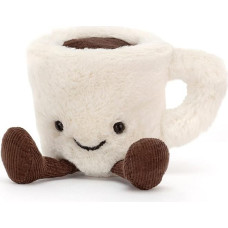 Peluche Amuseable Espresso Cup - L: 6 cm x L: 5 cm x H: 10 cm