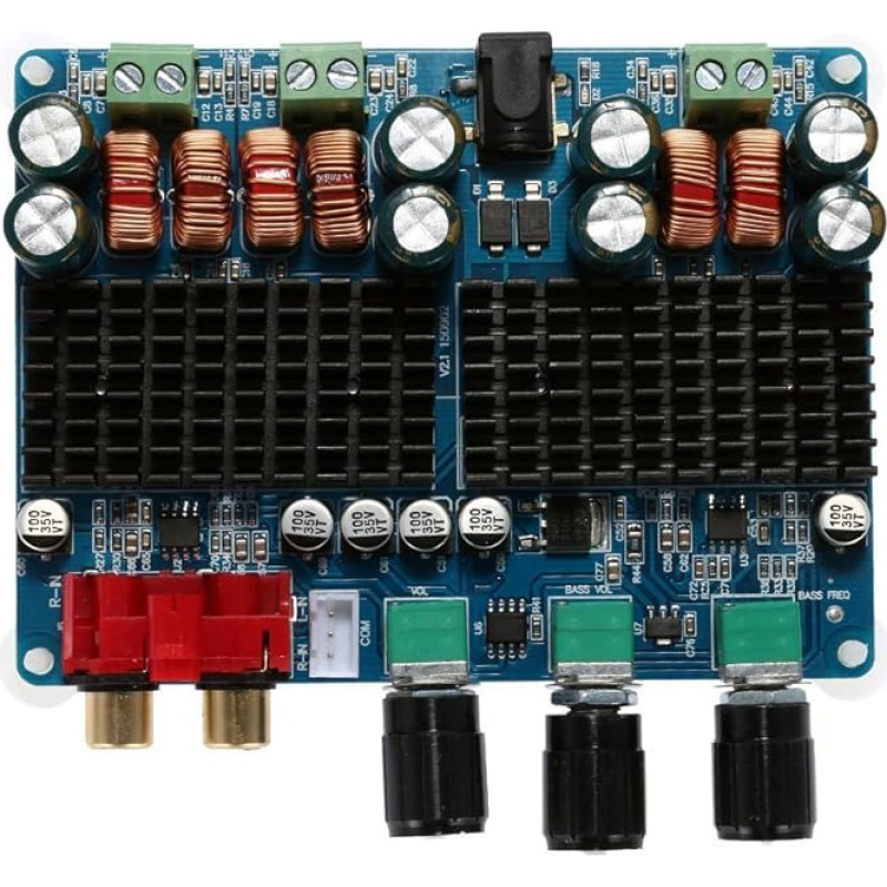 WINGONEER TPA3116 2x50W + 100W 2.1 Dual Channel Power Amplifier Channel Digital Subwoofer Power Amplifier Board DC 12V-26V