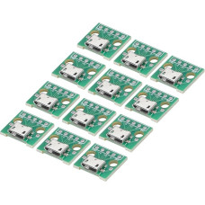 sourcing map MiCro USB to Dip Female Type B 5 Pin Adapter Board Solderable Female 20 Pack