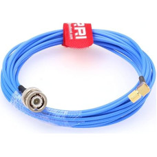 DRRI BNC Male to Right Angle 10-32 UNF Microdot Male Accelerometer Vibration Sensor Test Cable (60CM)