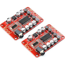 2pcs YDA138 Bluetooth Amplifier Board Module 2.0 Stereo Class D 2 x 15W DC 12V 2A