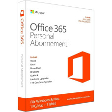 Microsoft Office 365 Personal – Subscription license (1 Year) – 1, Tablet, PC/Mac – 1 Gehostet – Download – 32/64-bit, ESD, Click to run