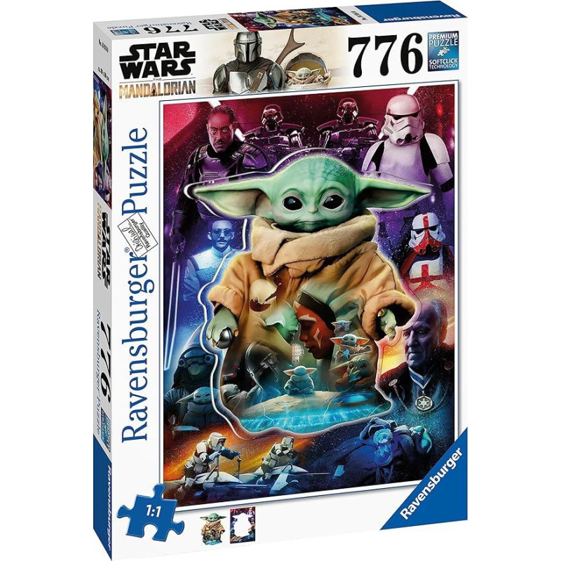 Ravensburger Star Wars The Mandalorian Grogu's Journey 776 dalių dėlionė suaugusiesiems