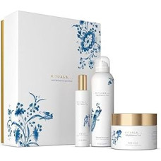 RITUALS Gift Box Amsterdam Collection, L, dovanų rinkinys, kurį sudaro 3 asmens higienos priemonės su japoniškuoju juzu ir tulpėmis, turtingas ir jausmingas
