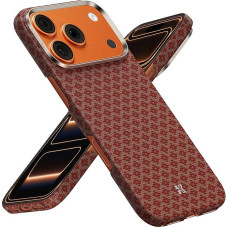 BENKS For iPhone 17 Pro Max Case 6.9 Inches, Compatible with MagSafe, ArmorGrid ArmorAir Ultralight Mobile Phone Case with Caseless Feel, Aramid Fibre, Woven Terra Orange