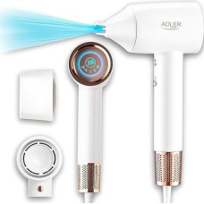 ADLER EUROPE AD 2272 Superspeed Hair Dryer, 110,000 rpm, Brushless Motor, 20 m/s Strong Wind Performance, LED Display, Ions, Super Light, Home & Travel