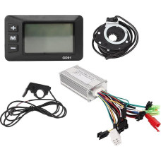 Variklio valdiklio rinkinys, LCD matuoklis, nykščio droselis, bešepetėlinio variklio valdiklis, PAS rinkinys, 24 V, 36 V, 48 V, skirtas elektrinėms riedlentėms, dviratukams
