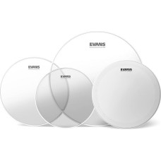 Evans Drum Heads - G2 Clear Rock Pack (10, 12, 16 Inch) with 14 Inch HD Dry Snare Batter