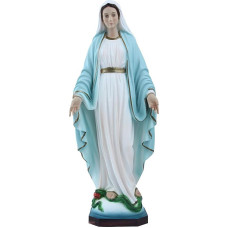 Nekaltai Pradėtosios Madonos statulėlė 30 cm aukščio, dažyta rankomis
