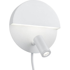 Trio Leuchten Mario 222370231 222370232 LED Wall Light Metal Matt White with 6 Watt LED + 2.3 Watt LED