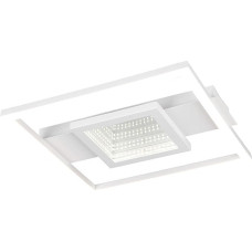 Reality Leuchten Wheeler R64801931 LED Ceiling Light Metal Matte White Plastic with 16 Watt LED Infinity Mirror Effect