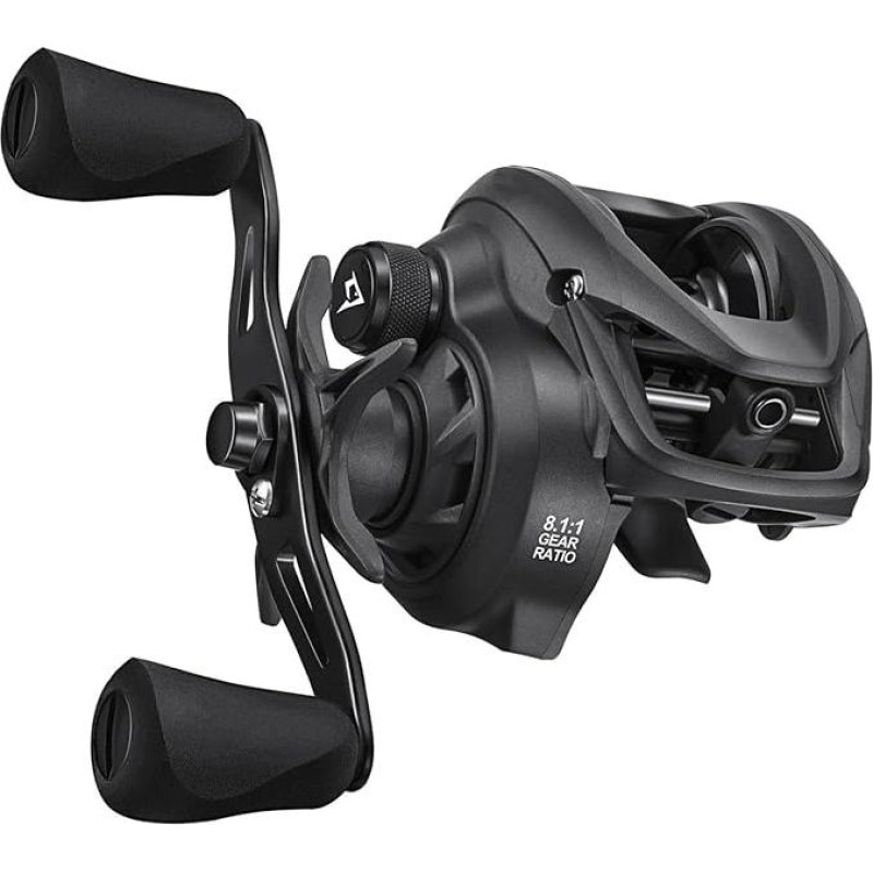 Karpfenrolle Angelrollen 8,1:1 Magnetų sistema Wurfrolle Angelrolle +1 Kohlefaser Drag Baitcaster