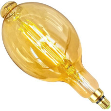 Antikvarinės LED lempos milžiniškos dekoratyvinės lemputės 8 W reguliuojamo ryškumo E27 cokolio 220 / 240 V 600 liumenų itin šiltos geltonos spalvos (BT180)