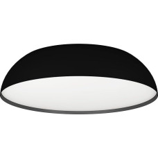 EGLO connect.z Tollos-Z Smart Home LED Ceiling Light, ZigBee, App and Voice Control, Alexa, Light Colour Adjustable (Warm White/Cool White), RGB, Dimmable Metal Ceiling Light in Black, Diameter 55 cm