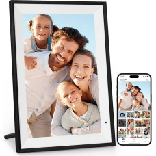 Skaitmeninis nuotraukų rėmelis 10,1 colio 32GB WiFi Elektroninis nuotraukų rėmelis 1280 x 800 HD IPS jutiklinis ekranas Atmintis Automatinis pasukimas Dalintis nuotraukomis ir vaizdo įrašais Akimirksniu Luakug Dovanos tėvams / draugams