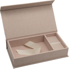 Elegant photo box with USB slot. Gift box for USB flash drives and photo prints. Keepsake box for weddings, memory box, photo gift.