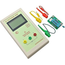 Widerstandsmesser, MK328 Tragbares LCD-Display Kapazitäts- und Widerstandsmessgerät Multifunktions-Transistortester ESR-Tester