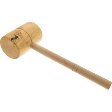 Operitacx Holzhammer Holzschlägel Aus Massivem Hartholz Mit Rutschfestem Griff Ausbalanciert Und Praktisch Für Holzbearbeitung Werkstatt Und Heimdekoration