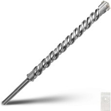 SDS Max 50x600mm karbido antgalis mūro grąžtas Mūro grąžtas mūro antgalis, skirtas mūro plytų, akmens, betono darbams (ilgis 600 mm, skersmuo 50 mm)