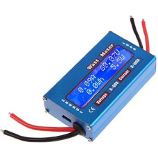 Saulės vėjo analizatorius DC 60V 100A Watt LCD skaitmeninis elektros energijos matuoklis galios analizatorius DC 1 pakuotė