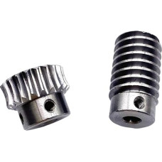 1-modulinis šnekos aparatas, užpildas iš legiruoto plieno, su keitimu 1:20/30/40/40/50/60, 40cr, aukštesnės kokybės Präzisionsschneckensatz(5MM*6MM*20)