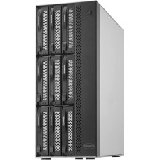 TERRAMASTER T9-450 9 lizdų NAS saugykla - greita tinklo saugykla su keturių branduolių procesoriumi, 8 GB DDR4, dviem SFP+ 10GbE sąsajomis, tinklo saugyklos serveris (be kietojo disko)
